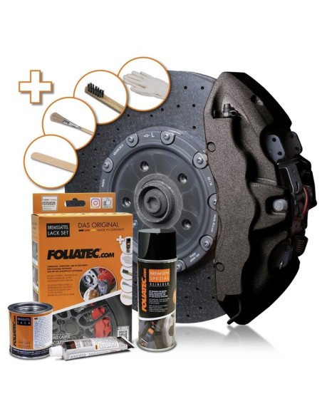 PINTURA PINZA FRENO SET  CARBON METALICO 3 COMPONENTES