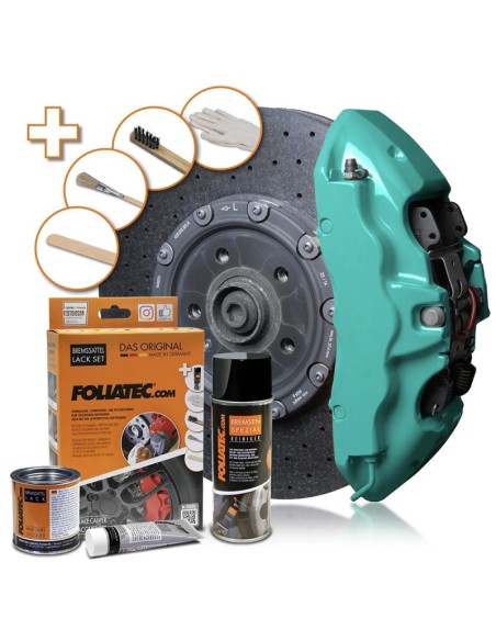 PINTURA PINZA FRENO SET  AZUL TURQUESA 3 COMPONENTES