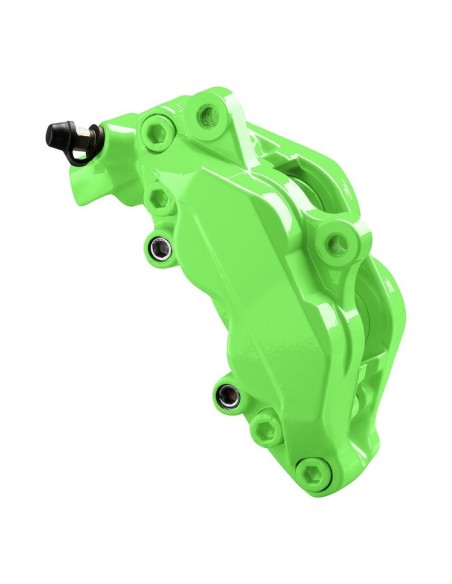 PINTURA PINZA FRENO SET  NEON VERDE 4 COMPONENTES