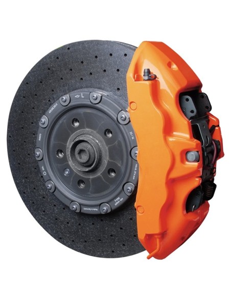 PINTURA PINZA FRENO SET  NEON NARANJA 4 COMPONENTES