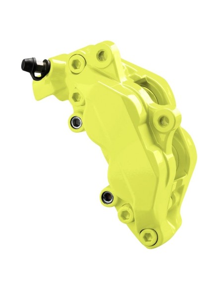 PINTURA PINZA FRENO SET  NEON AMARILLO 4 COMPONENTES