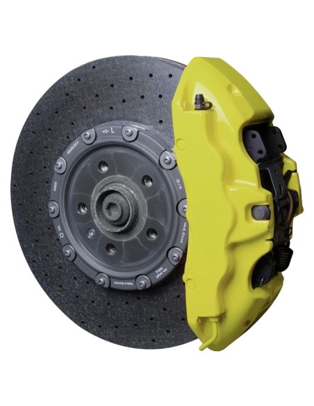 PINTURA PINZA FRENO SET  NEON AMARILLO 4 COMPONENTES