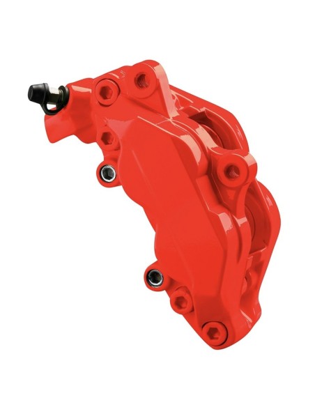 PINTURA PINZA FRENO SET  NEON ROJO 4 COMPONENTES