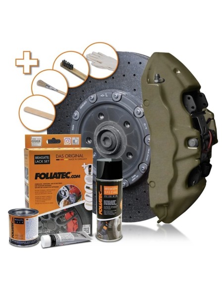 PINTURA PINZA FRENO SET  COMBAT VERDE MATE 3 COMPONENTES