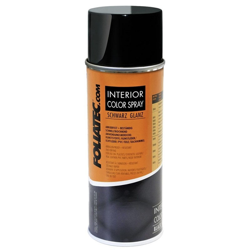 INTERIOR COLOR SPRAY NEGRA BRILLANTE...