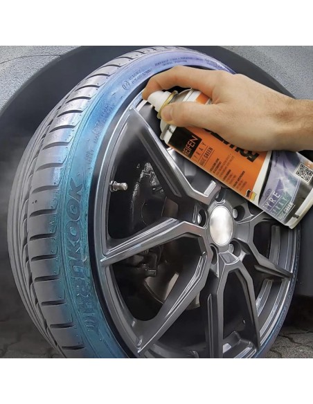 SPRAY PARA NEUMATICOS VERDE BRILLANTE 400 ML