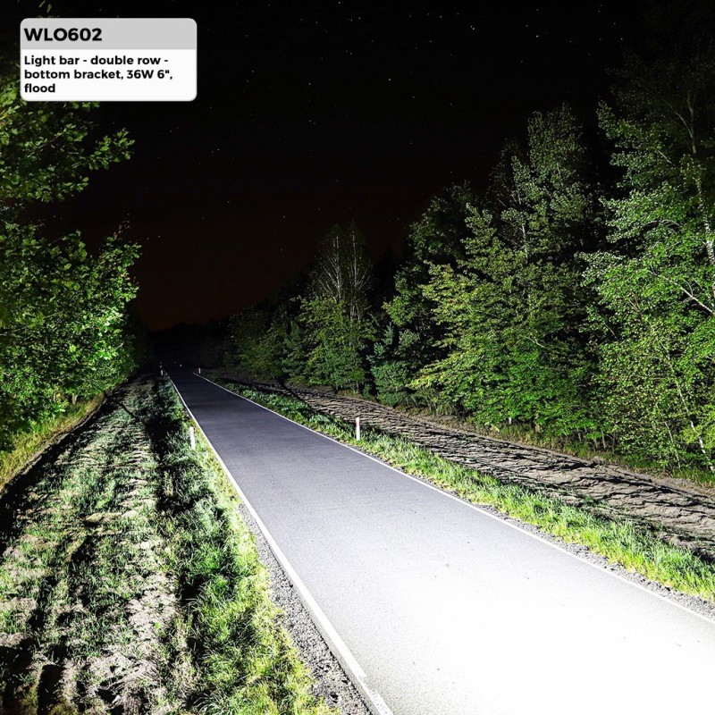 FARO BARRA LED - DOBLE FILA - SOPORTE...