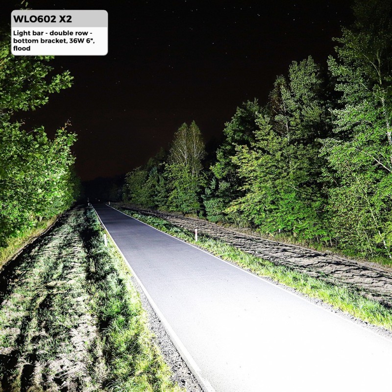 FARO BARRA LED - DOBLE FILA - SOPORTE...