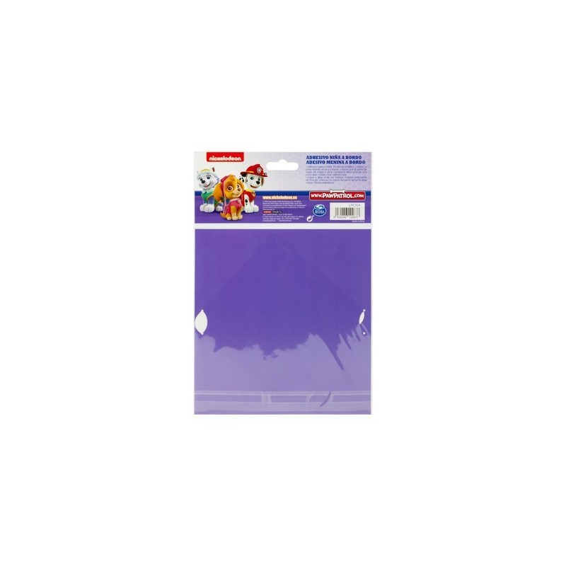 PEGATINA NIÑA A BORDO PATRULLA CANINA...