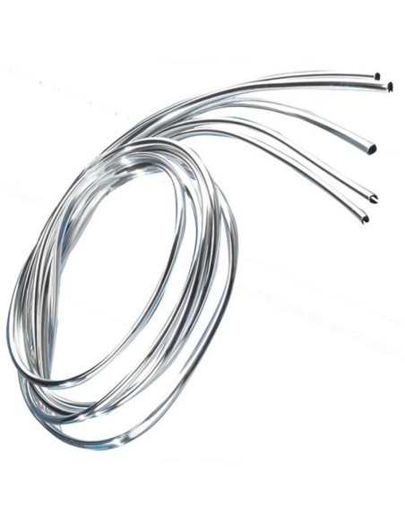 TIRA ADHESIVA CROMADA 5 PIEZAS  L  100 CM