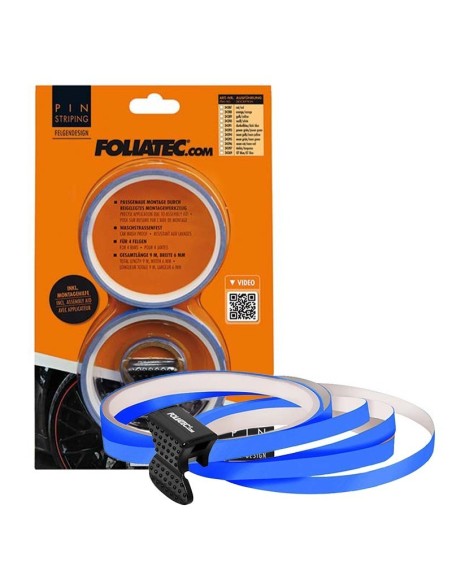 PIN DISEÑO DE LLANTA  AYUDA DE MONTAJE INCLUÍDA  GT AZUL L  8 6 M (4 X 2 15 M)  W  6 MM
