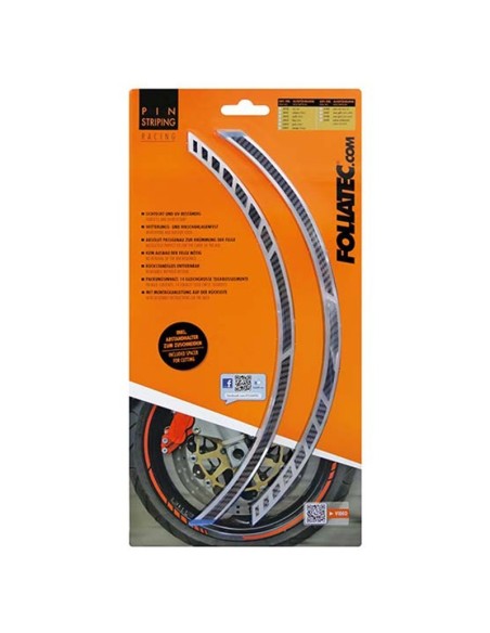 PIN STRIPING RACING CARBON STRUCTURED 14 BANDAS DE 7 MM X 41 CM  INCLUIDO ESPACIADOR