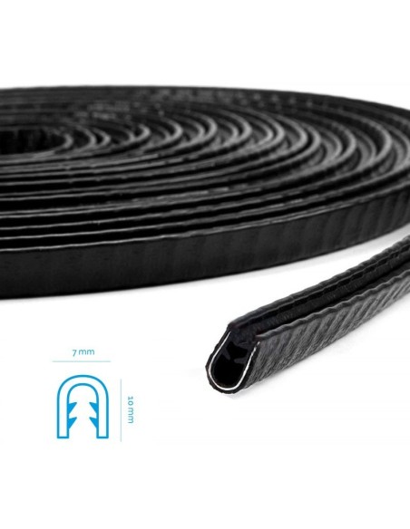 PROTECTOR DE PUERTA NEGRO CARBON OCC SPORT