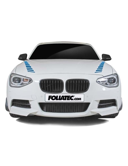 PEGATINA PARA COCHE DISEÑO SOMBRAS AZUL