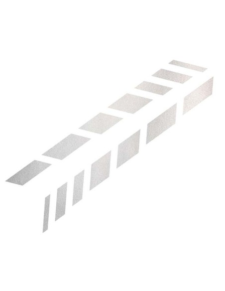 PEGATINA PARA COCHE DISEÑO SOMBRAS PLATA