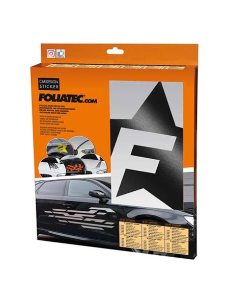 PEGATINA PARA COCHE DISEÑO F-STAR NEGRO