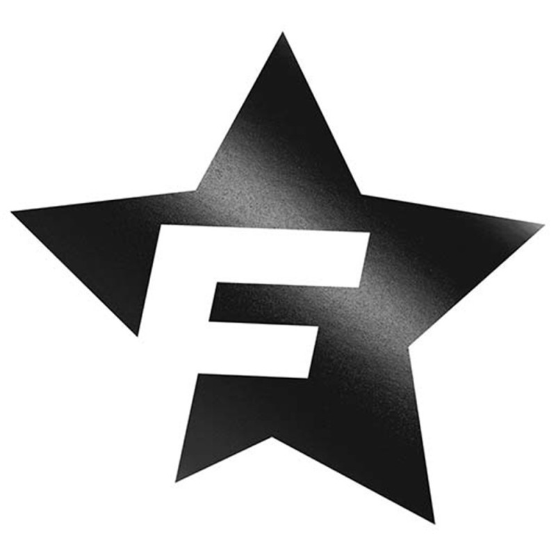 PEGATINA PARA COCHE DISEÑO F-STAR NEGRO