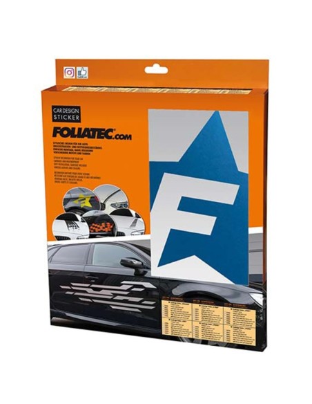 PEGATINA PARA COCHE DISEÑO F-STAR AZUL