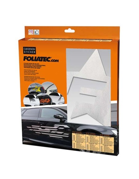 PEGATINA PARA COCHE DISEÑO F-STAR PLATA