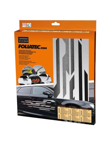 PEGATINA PARA COCHE DISEÑO STREET NEGRO