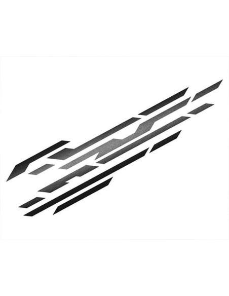 PEGATINA PARA COCHE DISEÑO STREET NEGRO