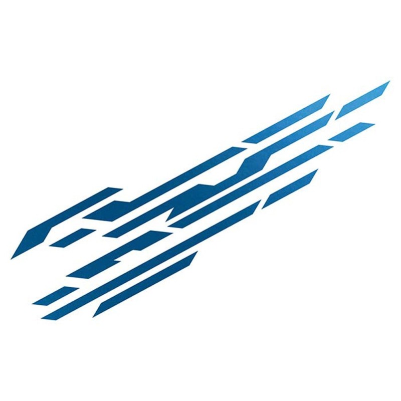 PEGATINA PARA COCHE DISEÑO STREET AZUL