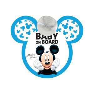 BEBÉ A BORDO MICKEY