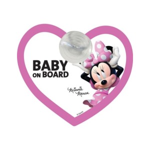 BEBÉ A BORDO MINNIE