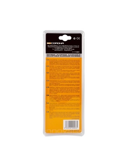 ANTENA DE ALUMINIO REGULABLE CS10