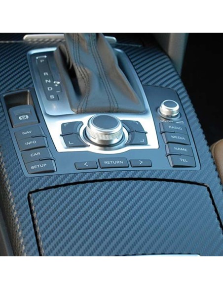 COCKPIT DESIGN LAMINA ULTRA CARBON  BLACK-STRUCTURED 50 X 50 CM