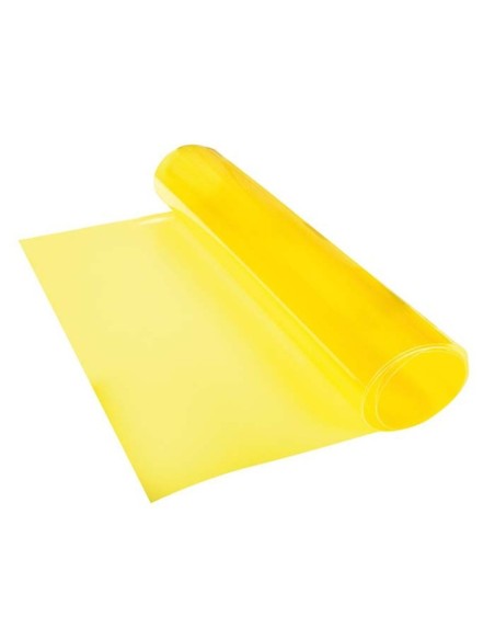 FILM DE PLÁSTICO TINTADO AMARILLO  1 PIEZA  30 X 100 CM