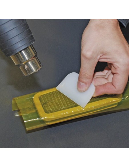 FILM DE PLÁSTICO TINTADO AMARILLO  1 PIEZA  30 X 100 CM