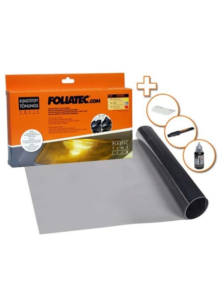 FILM DE PLÁSTICO TINTADO AHUMADO  1 PIEZA  30 X 100 CM