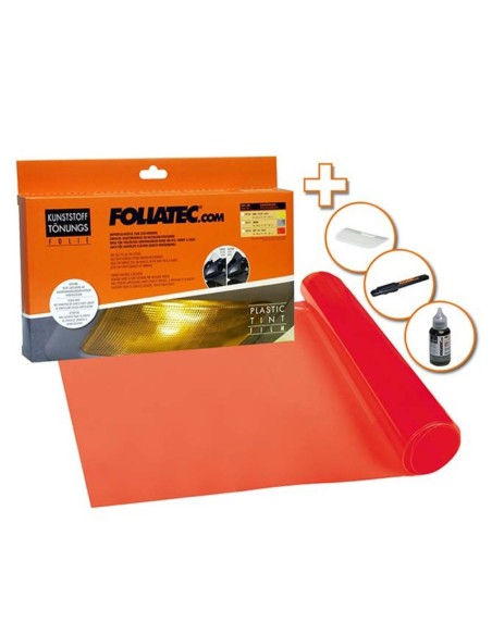 FILM DE PLÁSTICO TINTADO ROJO  1 PIEZA  30 X 100 CM