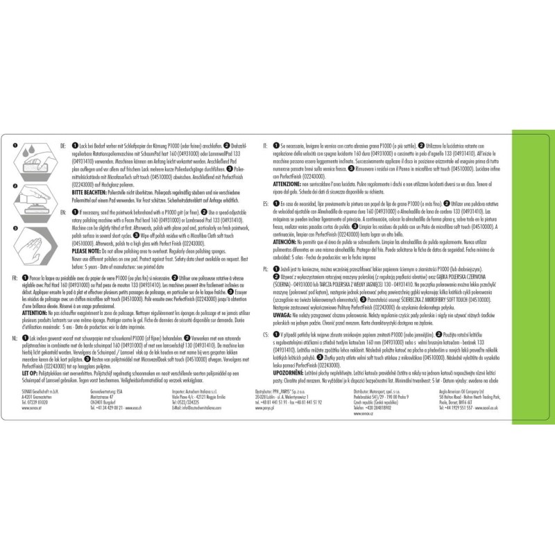 SONAX PROFILINE CUTMAX (1L) PASTA DE...