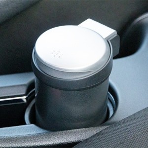 CENICERO LED PILAS CROMADO...