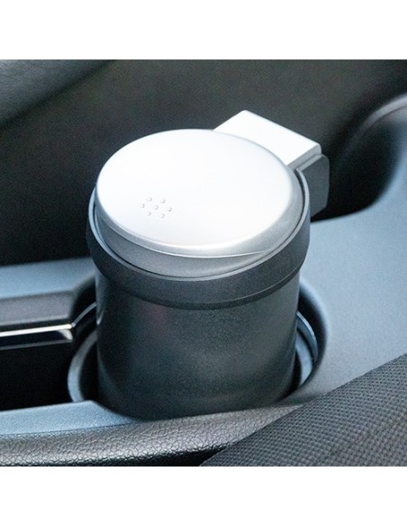 CENICERO LED PILAS CROMADO (STOCK LAST )