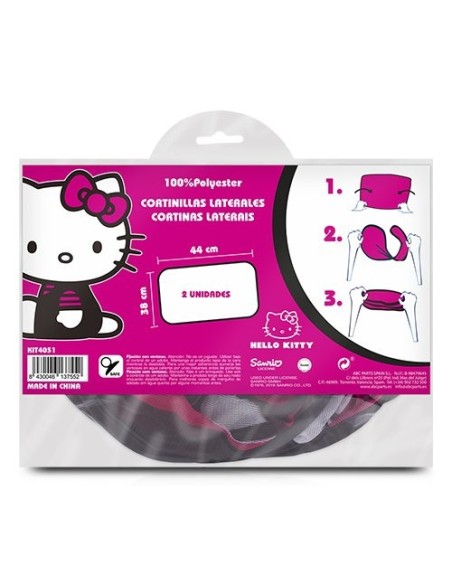 2 CORTINILLAS STAR HELLO KITTY (STOCK LAST )