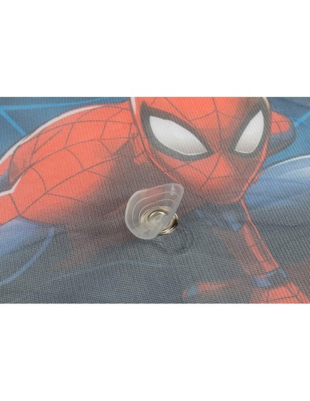 PAR DE CORTINAS LATERALES TRAPECIO SPIDERMAN 65X38CM 2 PZ