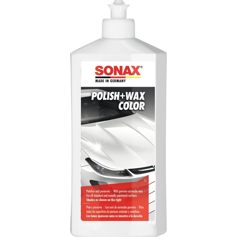 SONAX PULIMENTO + CERA BLANCA 500ML