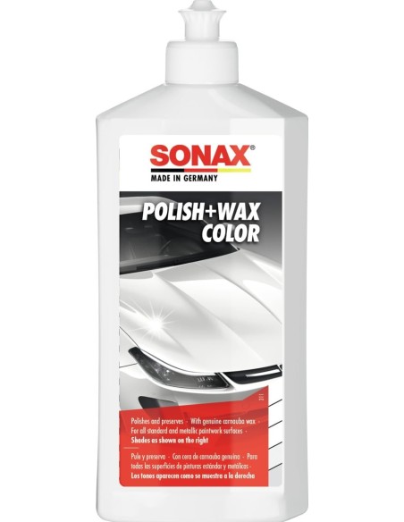 SONAX PULIMENTO + CERA BLANCA 500ML