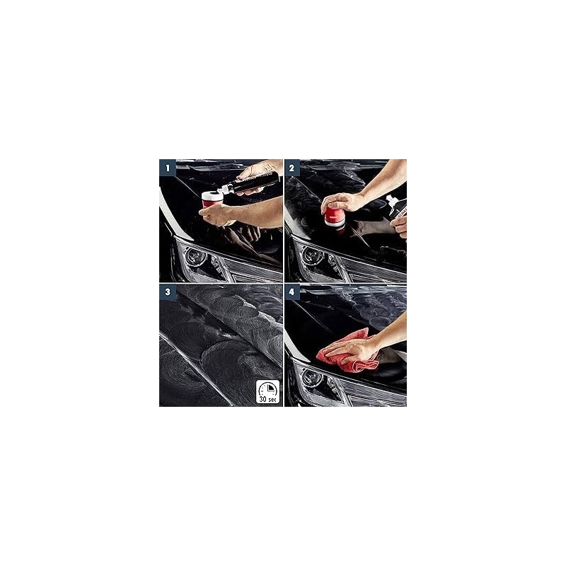 SONAX ABRILLANTADOR + CERA NEGRA 500ML