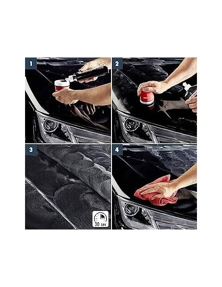 SONAX ABRILLANTADOR + CERA NEGRA 500ML