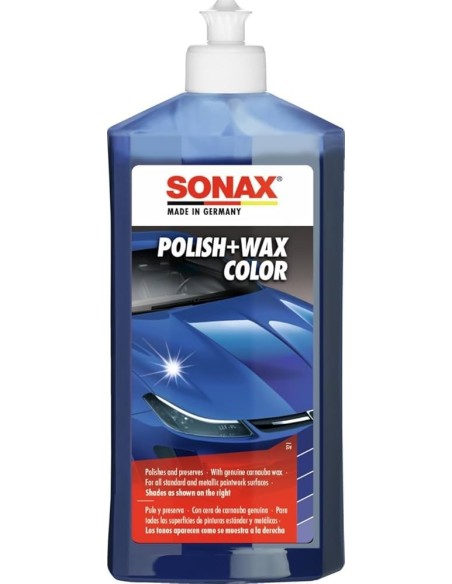 SONAX PULIMENTO + CERA AZUL 500ML