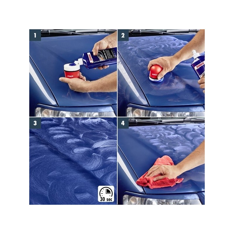 SONAX PULIMENTO + CERA AZUL 500ML