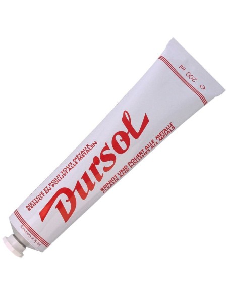 ABRILLANTADOR DE METALES DURSOL  TUBO 200 ML DE/EN/FR/NL