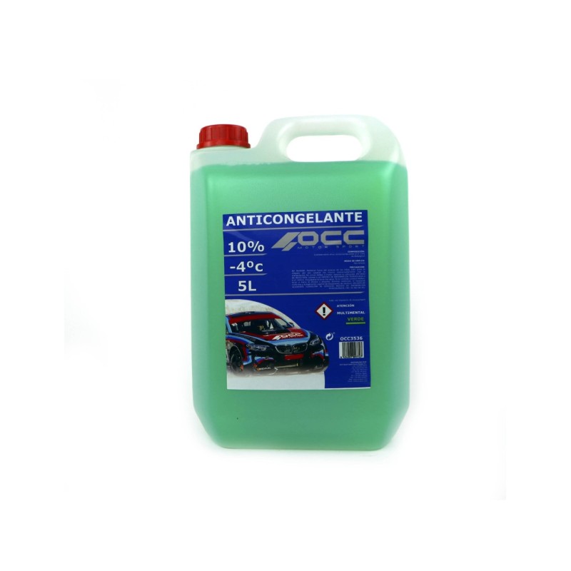 ANTICONGELANTE VERDE 10% -4ºC 5 LITROS