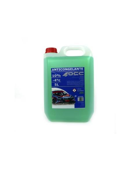 ANTICONGELANTE VERDE 10% -4ºC 5 LITROS