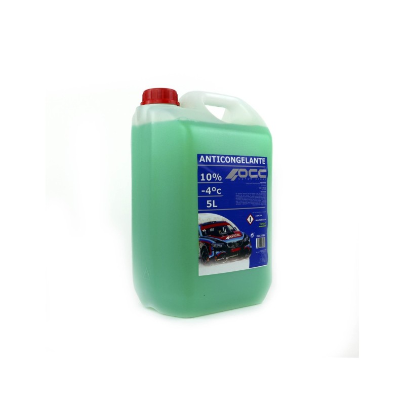ANTICONGELANTE VERDE 10% -4ºC 5 LITROS