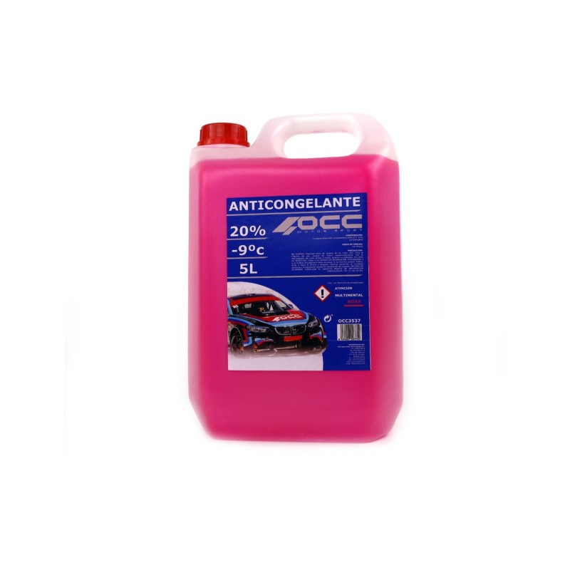 ANTICONGELANTE ROSA 20% -9ºC 5 LITROS